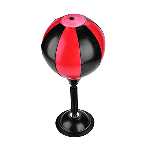 Tihebeyan Desktop-PU-Boxsack, Stressabbau-Spielzeug, Starker Feder-Box-Trainingsball für Zuhause oder Büro, Edelstahl Tihebeyan Desktop-PU-Boxsack, Stressabbau-Spielzeug, Starker Feder-Box-Trainingsball für Zuhause oder Büro, Edelstahl von Tihebeyan