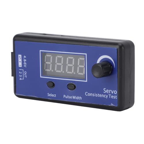 Tihebeyan Digitaler Servo -Tester Hochgenauigkeit ESC -Konsistenz Tester für RC Helicopter Flugzeugauto Motor Drosselklappen Plug and Play von Tihebeyan