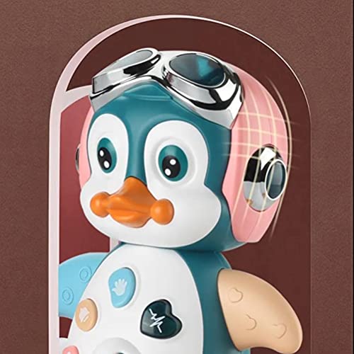 Tihebeyan Entzückendes Pinguin -Spielzeug für Frühe Bildung mit Universeller Wanderfunktion, Simulierten Klängen und Kinderreimen, Sicheres Kunststoffmaterial von Tihebeyan