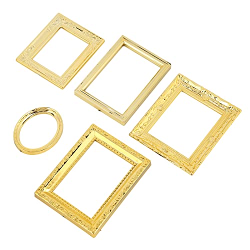 Tihebeyan Europäischer Stil 1:12 Dollhouse Mirror -Rahmen mit Vintage -Schnitzer Lebensechter Miniatur Spielzeughaus Accessoire für Mädchen Partyspielzeug 5 Stück Miniaturspiegel Rahmen für die Tihebeyan Europäischer Stil 1:12 Dollhouse Mirror -Rahmen mit Vintage -Schnitzer Lebensechter Miniatur Spielzeughaus Accessoire für Mädchen Partyspielzeug 5 Stück Miniaturspiegel Rahmen für die von Tihebeyan