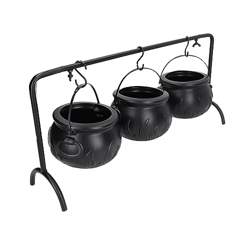 Tihebeyan Halloween Hexen Bonboneimer Geräumige Interieur Lustige Requisiten für Kinderbühnenshows, ABS Iron Cauldron für Halloween -Rollenspiele Tihebeyan Halloween Hexen Bonboneimer Geräumige Interieur Lustige Requisiten für Kinderbühnenshows, ABS Iron Cauldron für Halloween -Rollenspiele von Tihebeyan