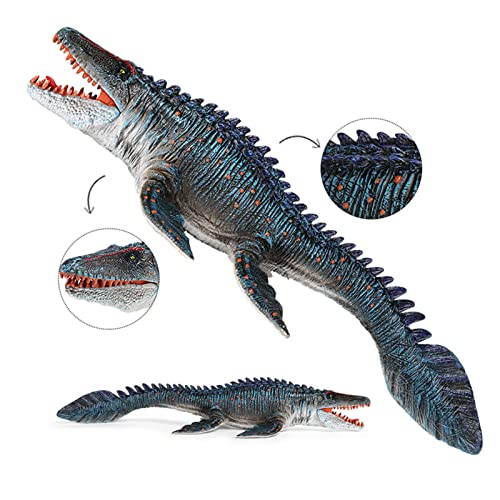 Tihebeyan Langlebiger Tiefsee - -Mosasaurus Dinosaurierspielzeug Bildung Ozean Tiermodell von Tihebeyan