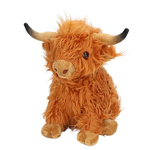 Tihebeyan Lifelike Highland Cow Plush Plüsch Spielzeug Weichgefüllte Tierpuppe für Kindergeschenke & Wohnkultur 9.1in Tihebeyan Lifelike Highland Cow Plush Plüsch Spielzeug Weichgefüllte Tierpuppe für Kindergeschenke & Wohnkultur 9.1in von Tihebeyan