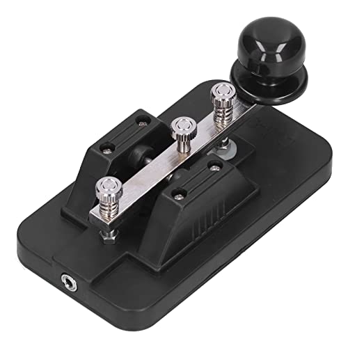 Tihebeyan Morse Code Key Manual CW. Ausübung von Werkzeugen mit Einem Summer für Anfänger, ABS + Eisenmaterial, Schwarz, Passt Morse Code Learning Tihebeyan Morse Code Key Manual CW. Ausübung von Werkzeugen mit Einem Summer für Anfänger, ABS + Eisenmaterial, Schwarz, Passt Morse Code Learning von Tihebeyan
