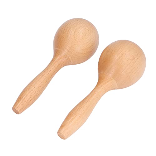 Tihebeyan Musik Maracas Clear Sound Glossy Beech Wood Instrument für Partys 2PCs, Geeignet für Spiele Tihebeyan Musik Maracas Clear Sound Glossy Beech Wood Instrument für Partys 2PCs, Geeignet für Spiele von Tihebeyan