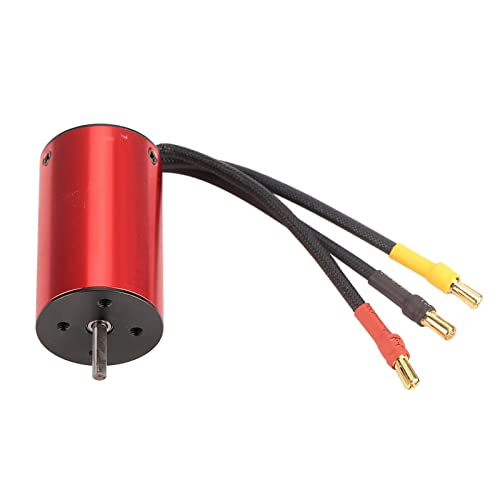 Tihebeyan RC -Automotor 5900kV Bürstenloser Motor 4 Pol High Drehmoment CNC Aluminiumlegierung wasserdichte Staubdicht mit Edelstahlwelle für 1/12 Fernbedienungsautos von Tihebeyan