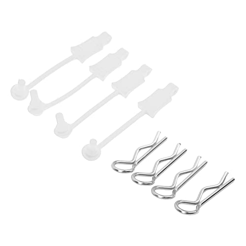 Tihebeyan RC -Karosserieklammerhalter für EIN Langlebiges Griff Design für Arrma, Big Rock (White) von Tihebeyan