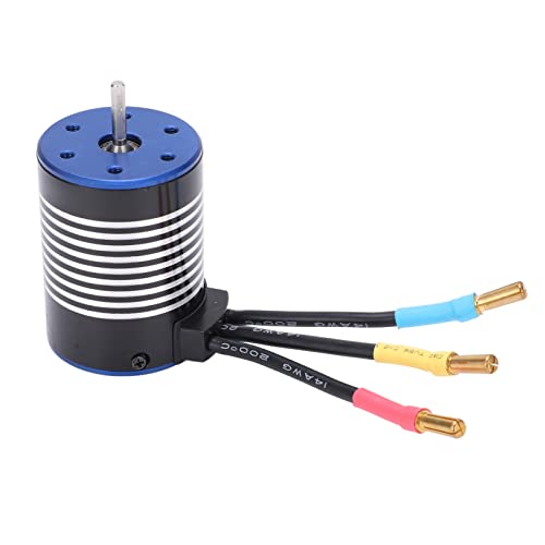 Tihebeyan RC -Motor ohne Hocheffizienten wasserdichte Elektromotor für 1/10 RC -Automobilersatz, Aluminiumlegierung + Kupfermaterial von Tihebeyan