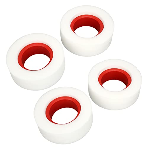 Tihebeyan RC -Reifenschaum 2,2 -Zoll Softschwamm für 1/10 1/8 RC Crawler, Geeignet für Verbesserte Reifenunterstützung, 4PCS Autozubehör Geeignet (Rot) von Tihebeyan