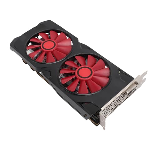 Tihebeyan RX580 8 GB Dual -Fan -PCIe Gaming Grafikkarte für Desktop PC, Ruhig mit Einfacher Installation und Dauerhaftem Material von Tihebeyan