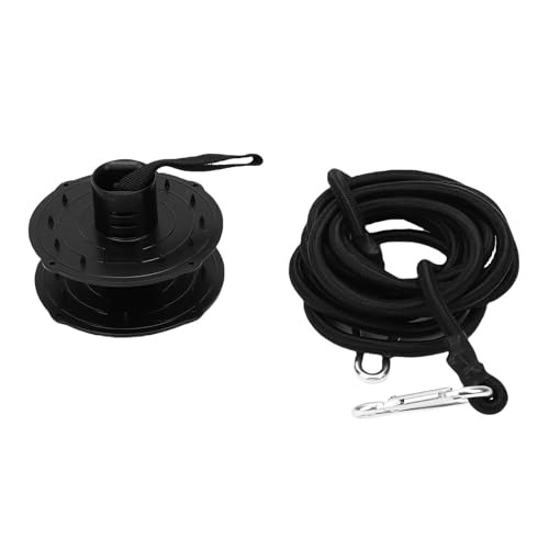 Tihebeyan Schwimmende Matte, Schwimmende Matte Schwimmer Wasserkritzelmatte Schwimmende Wassermatte Tether Kit mit Plastik -Grommet 118in Seilschaum Wasserpolster Tether Kit Schwarz von Tihebeyan