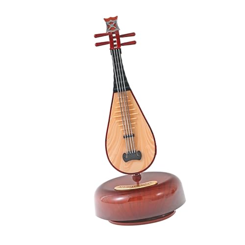 Tihebeyan Violin Music Box Exquisite Artware von Miniaturminiaturen für Liebhaber und Musiksammler (Chinesische Laute) von Tihebeyan