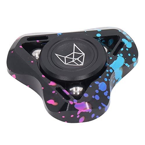 Tihebeyan Zappel Rotation Sensorisches Spielzeug Kleiner Exquisiter Stressabbau Zappel Handspielzeug für und Erwachsene Aluminiumlegierung (Colorful) von Tihebeyan