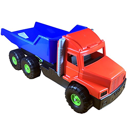 DOHANY 5027 Starke Riesen Muldenkipper, Kipplaster ca. 76 cm, großer Kipper mit 3 Achsen und verriegelbarer Kippmulde, Robustes Baustellen Spielfahrzeug für Kinder ab 3 Jahre, Mehrfahrbig DOHANY 5027 Starke Riesen Muldenkipper, Kipplaster ca. 76 cm, großer Kipper mit 3 Achsen und verriegelbarer Kippmulde, Robustes Baustellen Spielfahrzeug für Kinder ab 3 Jahre, Mehrfahrbig von TikTakToo