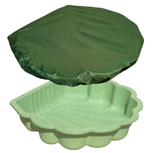 Wassermuschel Sandmuschel mit Abdeckung Auswahl (apfelgrün incl. Abdeckplane) von TikTakToo
