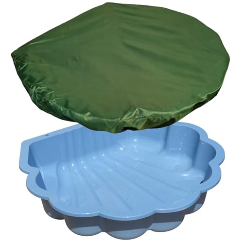 Wassermuschel Sandmuschel mit Abdeckung Auswahl (blau incl. Abdeckplane) von TikTakToo