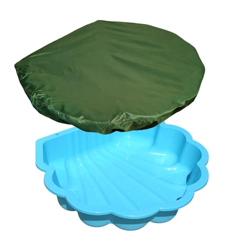 Wassermuschel Sandmuschel mit Abdeckung Auswahl (türkis incl. Abdeckplane) von TikTakToo