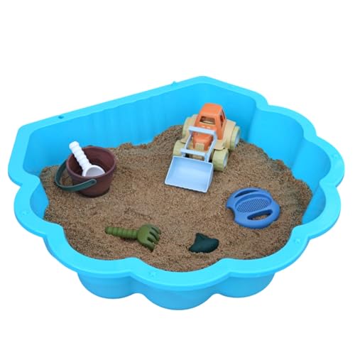 Wassermuschel türkis + Traktor und Eimer-Set, Rechen, Sieb Wassermuschel türkis + Traktor und Eimer-Set, Rechen, Sieb von TikTakToo