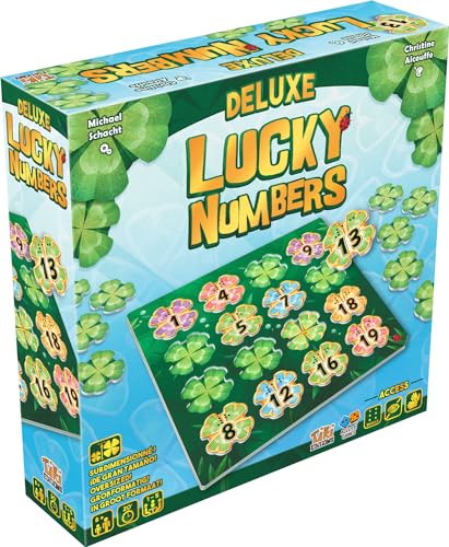 Tiki Editions Lucky Numbers Deluxe – Gesellschaftsspiel – wenn Le Sudoku trifft Le Loto von Tiki Editions