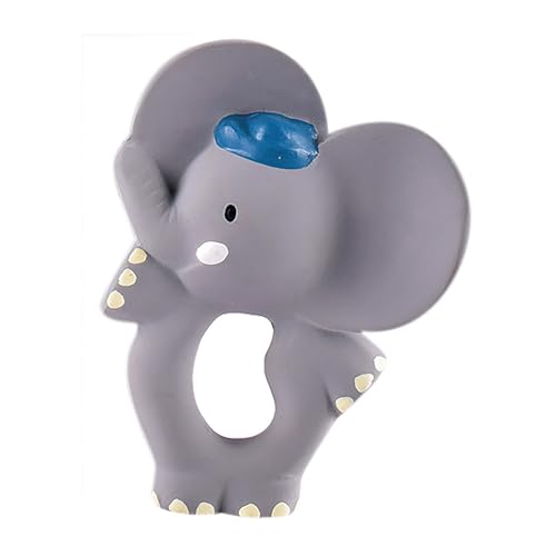 Tikiri 8578314 - Naturkautschuk Beißring Alvin, Elefant, Babyspielzeug in Geschenkbox, Greifling für Babys und Kinder ab 0+ Monaten, 11cm Tikiri 8578314 - Naturkautschuk Beißring Alvin, Elefant, Babyspielzeug in Geschenkbox, Greifling für Babys und Kinder ab 0+ Monaten, 11cm von Tikiri