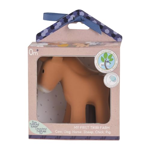 Tikiri 8595016 - Naturkautschuk Rassel in Geschenkbox, Pferd, Badewannenspielzeug, für Babys und Kinder ab 0+ Monaten Tikiri 8595016 - Naturkautschuk Rassel in Geschenkbox, Pferd, Badewannenspielzeug, für Babys und Kinder ab 0+ Monaten von Tikiri