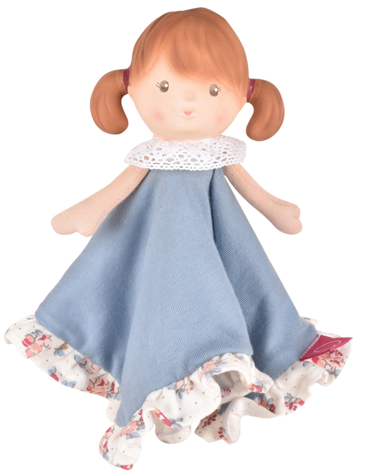 Tikiri Teeny Doll Comforter Schmusetuch, Blau von Tikiri