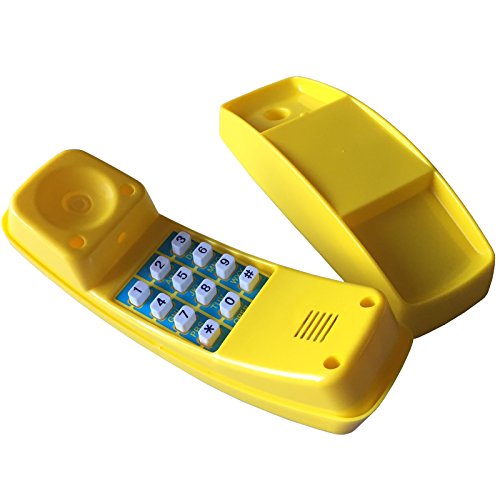 Kindertelefon für Spielturm Spielhaus (gelb) von TikTakToo