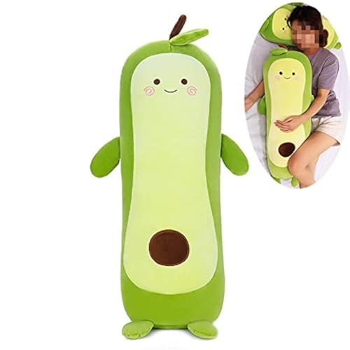 Krokodil Birne, grüne Avocado, Simulation Avocado Plüschtier Puppe Schlafkissen, Puppe, Kissen, Spielzeug Kissen (Lange Klause 85 cm) von Tikwisdom