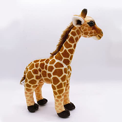 Tikwisdom Braune Giraffenpuppe, große Plüschtier-Giraffe, geeignet für Dschungelthemen, Dekorationen, Umarmungen, Geschenke für Jungen und Mädchen, 35cm hoch Tikwisdom Braune Giraffenpuppe, große Plüschtier-Giraffe, geeignet für Dschungelthemen, Dekorationen, Umarmungen, Geschenke für Jungen und Mädchen, 35cm hoch von Tikwisdom