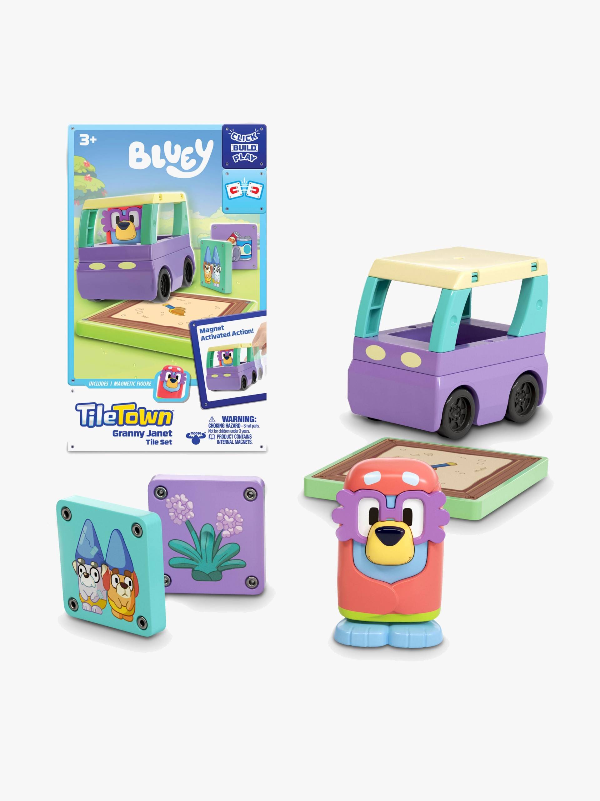 Tile Town Bluey Magnetische Bausatz Booster-Pack von Tile Town