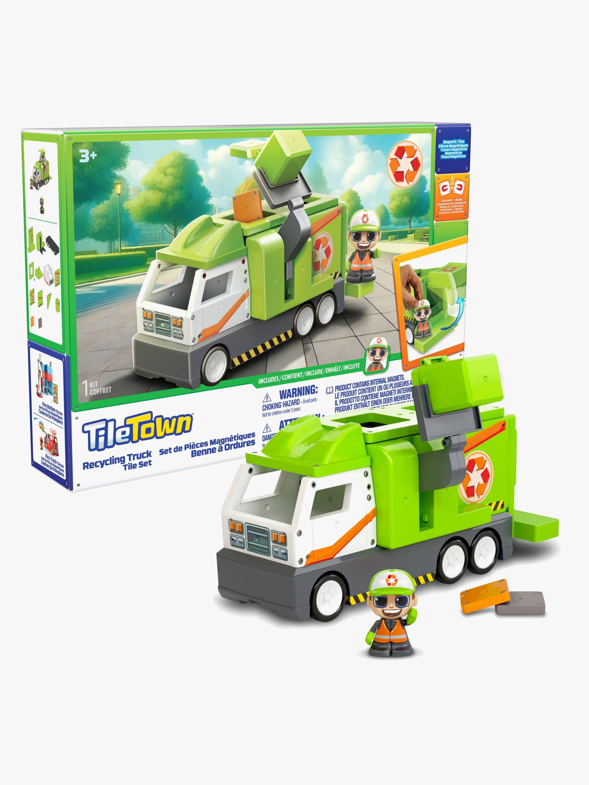Tile Town Magnetischer Bausatz Müllwagen von Tile Town