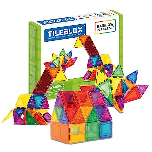 Tileblox 1030005 60-teilig Rainbow Set, Multicolor von Tileblox