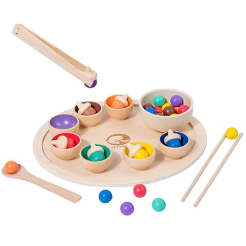 Tilizan Bälle in Tassen Montessori Spielzeug, 2-in-1 Farbsortierspiel, Kleinkind Farben-Sortierspielzeug, Früherziehungsspielzeug mit 7 Farben, zum Zählen und Sortieren Farben Lernen ab 1,5 Jahren Tilizan Bälle in Tassen Montessori Spielzeug, 2-in-1 Farbsortierspiel, Kleinkind Farben-Sortierspielzeug, Früherziehungsspielzeug mit 7 Farben, zum Zählen und Sortieren Farben Lernen ab 1,5 Jahren von Tilizan
