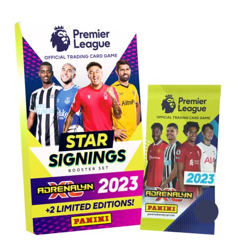 Tilz Panini Premier League 2022/23 Adrenalyn XL Star Signings Set Fußball Geschenke für Jungen - Premier League Fußballkarten 22/23 Premier League Fußball 2022/2023 mit limitierten Karten von Tilz