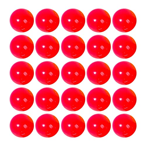 Timcryxient 25 Stück Bingo-Ball langlebige Beschläge Lotteriebälle für Firmenfeiern Zuhause rot Durchmesser 4 cm Timcryxient 25 Stück Bingo-Ball langlebige Beschläge Lotteriebälle für Firmenfeiern Zuhause rot Durchmesser 4 cm von Timcryxient