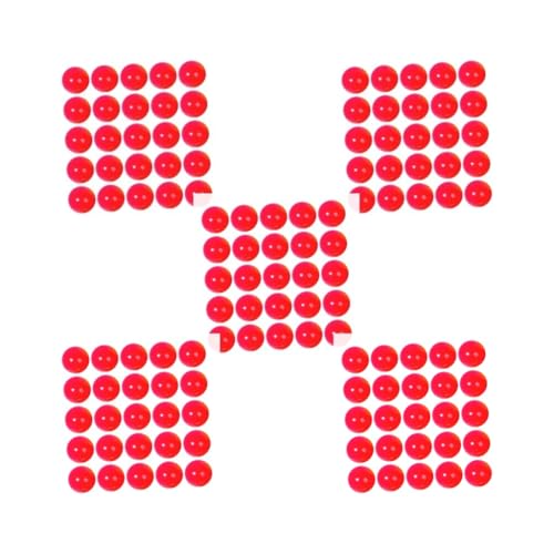 Timcryxient Bingo-Bälle, langlebige Beschläge, Lotteriebälle, für Firmenfeiern, Zuhause, Rot, Durchmesser 4 cm, 5 Stück Timcryxient Bingo-Bälle, langlebige Beschläge, Lotteriebälle, für Firmenfeiern, Zuhause, Rot, Durchmesser 4 cm, 5 Stück von Timcryxient