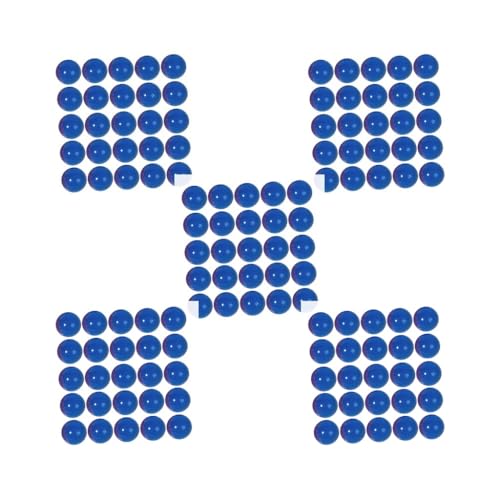 Timcryxient Bingo-Bälle, langlebige Beschläge, Lotteriebälle für Firmenfeiern, Zuhause, Blau, Durchmesser 4 cm, 5 Stück Timcryxient Bingo-Bälle, langlebige Beschläge, Lotteriebälle für Firmenfeiern, Zuhause, Blau, Durchmesser 4 cm, 5 Stück von Timcryxient