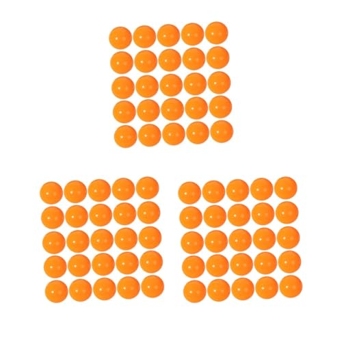 Timcryxient Bingo-Bälle, langlebige Beschläge, Lotteriebälle für Firmenpartys, Zuhause, Orange, Durchmesser 4 cm, 3 Stück, 25 Stück von Timcryxient
