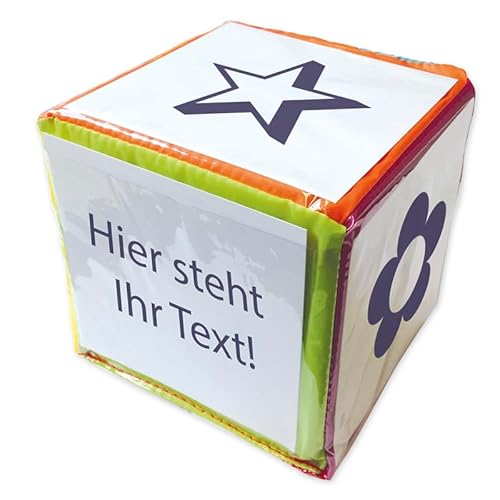TimeTEX Blanko-Würfel - Großer bunter Würfel mit Einstecktaschen zur freien Gestaltung - 15 cm Seitenkante - 93584 TimeTEX Blanko-Würfel - Großer bunter Würfel mit Einstecktaschen zur freien Gestaltung - 15 cm Seitenkante - 93584 von TimeTEX
