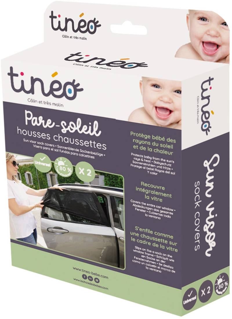 Tinéo Sonnenschutz-Überzug Auto 2er-Pack von Tinéo