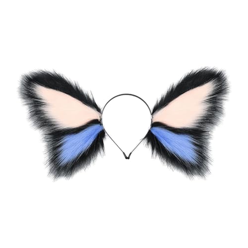 Schmetterling Stirnbänder Cosplay Teufelsflügel Haarbänder Dunkle Kopfbedeckung Make-up Waschen Gesicht Haarbänder Geburtstag Party Katzen Ohr Stirnband von TingHaoO