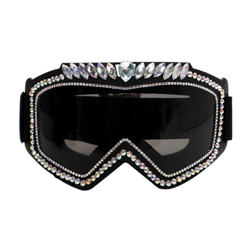 Stilvolle Festival-Sonnenbrille mit Strasssteinen, Dekoration, Brille für Musik-Festivals Stilvolle Festival-Sonnenbrille mit Strasssteinen, Dekoration, Brille für Musik-Festivals von TingHaoO