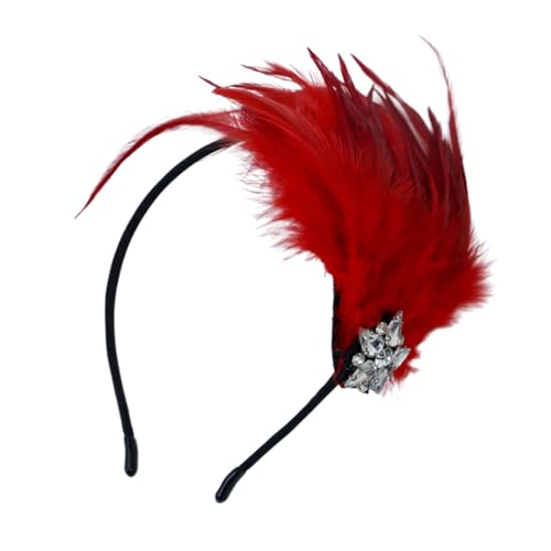 TingHaoO 1920er Jahre Gefiedertes Stirnband Festival Feier Haarband Maskeraden Party Flapper Kopfbedeckung Karneval Party Zubehör Gefiedertes Stirnband TingHaoO 1920er Jahre Gefiedertes Stirnband Festival Feier Haarband Maskeraden Party Flapper Kopfbedeckung Karneval Party Zubehör Gefiedertes Stirnband von TingHaoO