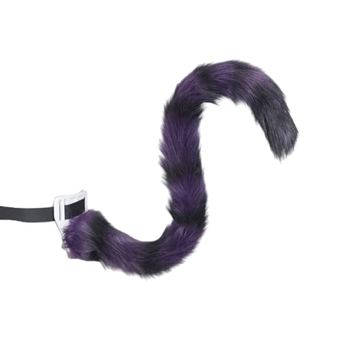 TingHaoO Handgefertigte Plüsch-Katzenohren-Haarbänder, Kunstpelz, Schwanz, Simulationsdesigns, leuchtende Farben, für Halloween-Party, Foto-Requisiten TingHaoO Handgefertigte Plüsch-Katzenohren-Haarbänder, Kunstpelz, Schwanz, Simulationsdesigns, leuchtende Farben, für Halloween-Party, Foto-Requisiten von TingHaoO