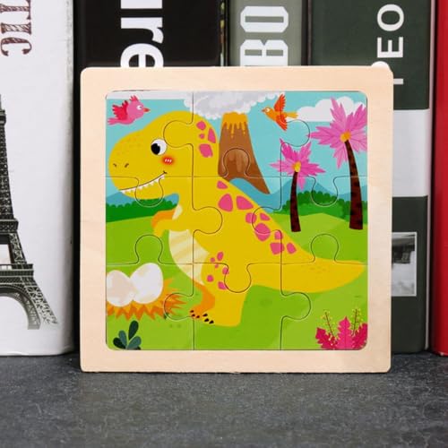 Kinder Baby Holz Puzzle Cartoon Dino T. Rex 9 Teile Puzzle Kinder Baby Holz Puzzle Cartoon Dino T. Rex 9 Teile Puzzle von Tinisu