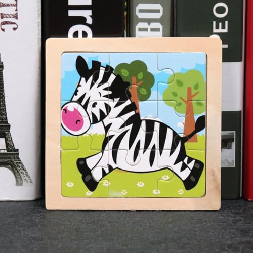 Kinder Baby Holz Puzzle Cartoon Zebra 9 Teile Puzzle Kinder Baby Holz Puzzle Cartoon Zebra 9 Teile Puzzle von Tinisu