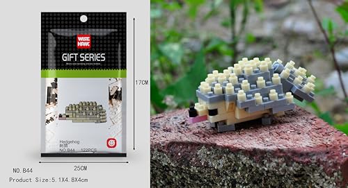 Tinisu Igel Figur Bausteine Modell LNO Micro-Bricks von Tinisu