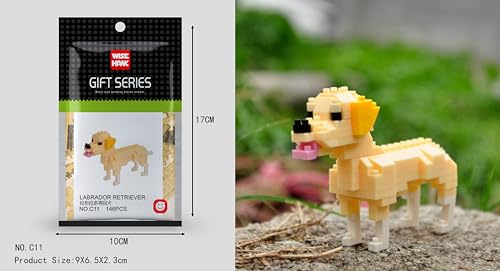 Tinisu Labrador Figur Bausteine Modell LNO Micro-Bricks von Tinisu