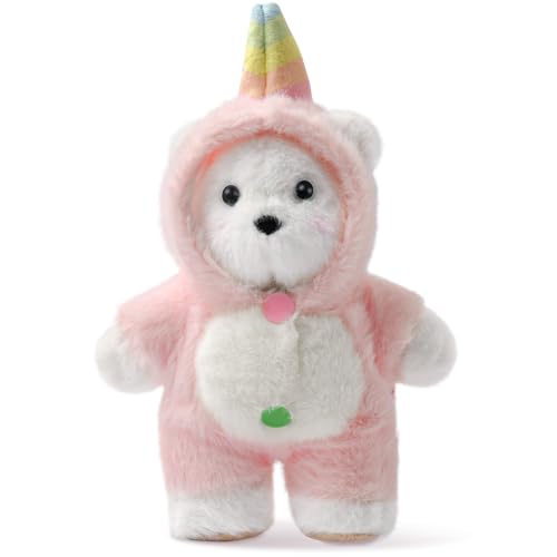 Schlüsselanhänger Plüsch Bär Kuscheltier 14 cm Einhorn, Dinosaurier, Hai, Pinguin Designs Anhänger Tasche Bag Charm Party Mitgebsel Plüschpuppen Spielzeug Geschenk für Kinder Mädchen Jungen(Einhorn) Schlüsselanhänger Plüsch Bär Kuscheltier 14 cm Einhorn, Dinosaurier, Hai, Pinguin Designs Anhänger Tasche Bag Charm Party Mitgebsel Plüschpuppen Spielzeug Geschenk für Kinder Mädchen Jungen(Einhorn) von TinkerPlay