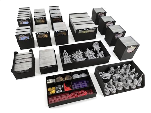 Brettspiel-Einsatz für Tainted Grail [unterstützt Kartenhüllen] von Tinkering Paws